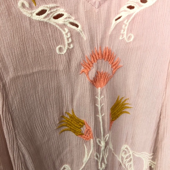 Free People Boho Pink Dress - Picture 3 of 8